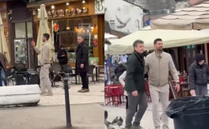 Novak Đoković prošetao Baščaršijom, slikao se sa fanovima