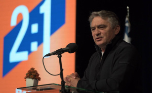 Komšić se obratio tokom tribine DF-a u Zenici: "Koalicija SDA i SDP je već viđena"