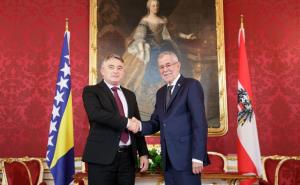 Austrijski predsjednik Alexander Van der Bellen danas u Predsjedništvu BiH