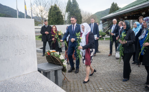 Ministar vanjskih poslova Belgije odao počast žrtvama genocida u Srebrenici