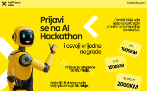 Raiffeisen AI Hackathon: Predstavite ideju i osvojite vrijedne nagrade