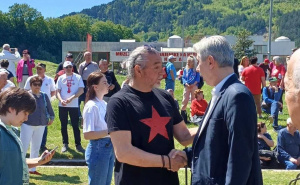 Kovačević u Jablanici: Za BiH se navija uz antifašističku zastavu sa ljiljanima