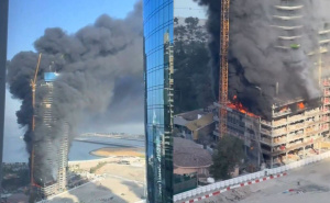 Požar na neboderu u Dubaiju: Gust dim prekrio grad, vatrogasci brzo reagovali
