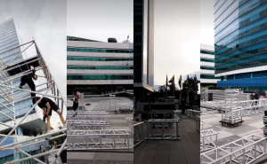 Spektakl na Trgu BiH: Pogledajte kako teku pripreme za večerašnji koncert povodom Dana Europe