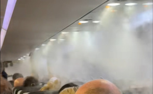 Putnici u avionu doživjeli šok: Gusta magla 'progutala' kabinu aviona