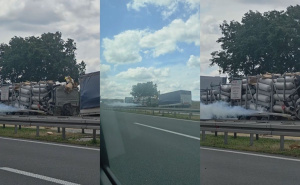 Panika na autoputu u Srbiji: Cisterna počela da pušta gas, strahuje se od eksplozije