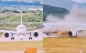 Objavljena snimka trenutka kada avion izlijeće s piste u Splitu