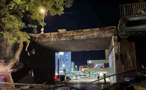 Obrušili se dijelovi mosta na Graničnom prijelazu Gradiška, saobraćaj potpuno obustavljen