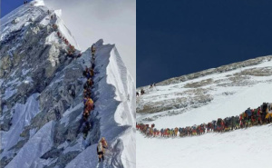 Gužve na krovu svijeta: Stotine penjača u redu prema vrhu Mount Everesta
