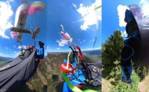Nadrealan snimak: Avion udario paraglajdericu, žena preživjela
