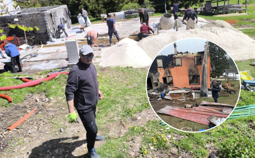 Nakon što je u požaru uništen jedan od omiljenih planinarski