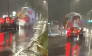 Viralni snimak ogromne lopte za Mundijal postao hit, kotrljala se ulicama grada