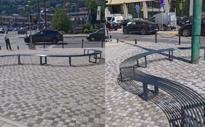 "Usred raskrsnice": Mandić se pohvalio novim parkom u centru Sarajeva, građani ga zasuli kritikama