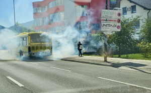 Incident u Sarajevu: Gust dim izbio iz autobusa na Ilidži