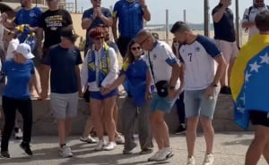 Bh. navijači preplavili Los Angeles: Zastava, pjesma i podrška Zmajevima u Gradu anđela