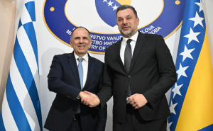 Zvanična posjeta: Konaković se sastao s ministrom vanjskih poslova Grčke Georgeom Gerapetritisom