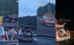 Opasna vožnja autoputem A1: Strani državljani otvorenog gepeka jurili 140 km/h