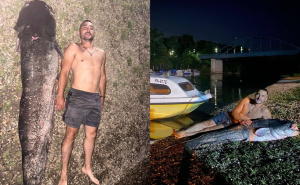 Muškarac iz rijeke izvukao soma većeg od sebe: "Vukao me 30 metara, zajedno sa sidrom i čamcem"