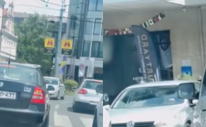 Opasna vožnja u centru Sarajeva: Automobilom ušao u suprotnu traku, pa vozio u rikverc
