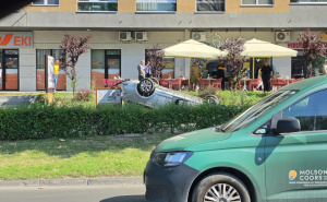 Automobil se prevrnuo u Sarajevu: Saobraćaj usporen, uzrok nesreće je nepoznat