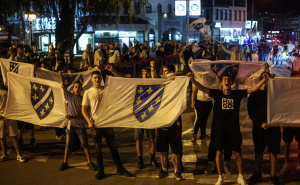 Slavlje uz pjesmu i zastave: Pogledajte kako je Novi Pazar dočekao historijski uspjeh Zmajeva