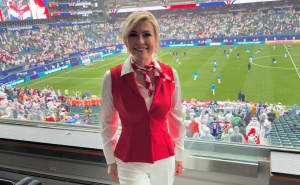 Pogledajte kako je Kolinda bodrila Hrvatsku na utakmici SP-a: Imala je i poruku za Vatrene