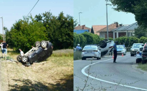 Dvije nesreće u Bijeljini u jednom danu: Dva automobila završila na krovu