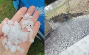 Snažno nevrijeme zahvatilo dijelove BiH: Led zabijelio Zvornik i Bratunac