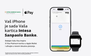 Intesa Sanpaolo Banka predstavlja Apple Pay  za korisnike Visa kartica