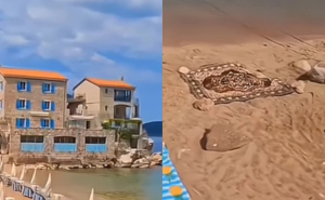 Pojavio se i snimak: Tepihom 'rezervisao' mjesto na poznatoj plaži na Jadranu