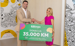 Bingo Group donirao 35.000 KM za unapređenje uslova u Dnevnom centru Udruženja 'Dajte nam šansu'