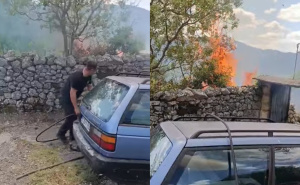 Požar kod Trebinja stigao do kuća, vatrogasci se bore s vatrenom stihijom