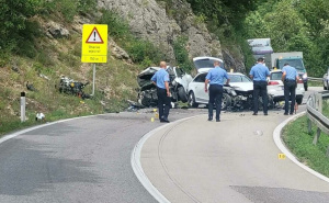 Saobraćajna nesreća u kanjonu Tijesno: Motociklista zadobio teške povrede