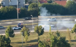 Snimak divljanja u Zagrebu: Vozač Mustanga drifta, iz suprotnog smjera dolazila policija