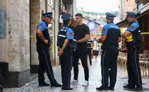 Pucnjava na Baščaršiji, policija na terenu