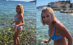 Hit snimak Anđelke Prpić sa mora: Poznata glumica nasmijala sve do suza