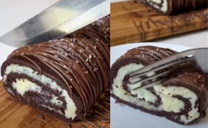 Kao iz slastičarne: Rolada od čokolade i kokosa bez pečenja, jednostavan desert bez imalo muke