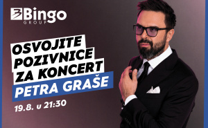 Bingo Group i ove godine otvara vrata VIP događaja: Osvojite ulaznice za koncert Petra Graše