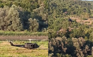 OS BiH u akciji kod Konjica: Helikopteri gase požar koji se širi prema planini