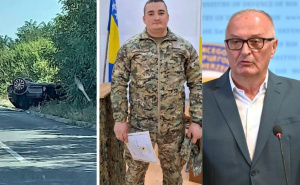 Helez nagradio poručnika Nedima: Spasio majku i bebu iz prevrnutog automobila