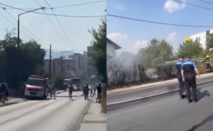 Brzom reakcijom vatrogasaca ugašen požar u Sarajevu: Saobraćaj u ovom dijelu grada bio obustavljen