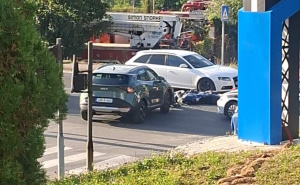 Nesreća u Vogošći: Jedna osoba povrijeđena, saobraćaj otežan