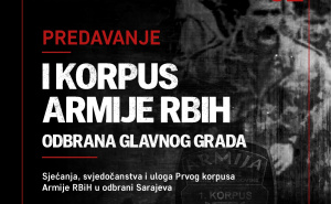 Memorijalni centar Sarajevo najavio novo predavanje: "1. korpus Armije RBiH - Odbrana glavnog grada"