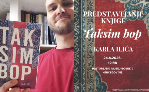 Karlo Ilić u Sarajevu predstavlja "Taksim bop" – spoj Istoka i Zapada kroz književnost i muziku