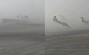 Katastrofalno nevrijeme u Italiji: Snažan vjetar prevrnuo nekoliko aviona