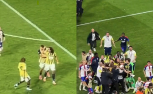 Incident na utakmici Lige prvaka: Igrač isprovocirao masovnu tučnjavu navijača