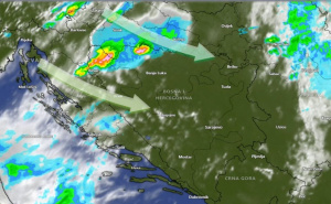 Nevrijeme stiglo u BiH: Pljuskovi i grmljavina već pogodili Krajinu. Pada led veličine "jajeta"