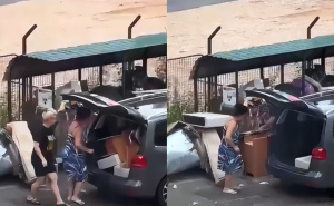 Dvije žene snimljene kako izbacuju namještaj pored kontejnera u Sarajevu, snimak predat policiji