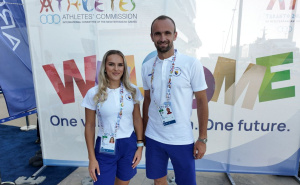 Nejra Sipović i Amle Tuka nosili zastavu BiH na zatvaranju Mediteranskih igara