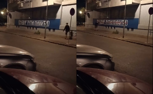 Aktivisti u Novom Sadu reagovali na veličanje zločinca: Prekrižili grafit posvećen krvniku Mladiću